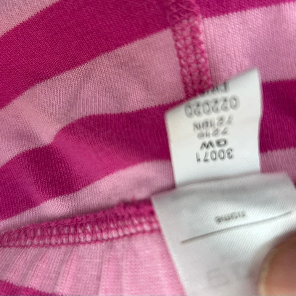 Hanna Andersson Pink‎ Stripe Barbiecore Pajama Pants Girls Large